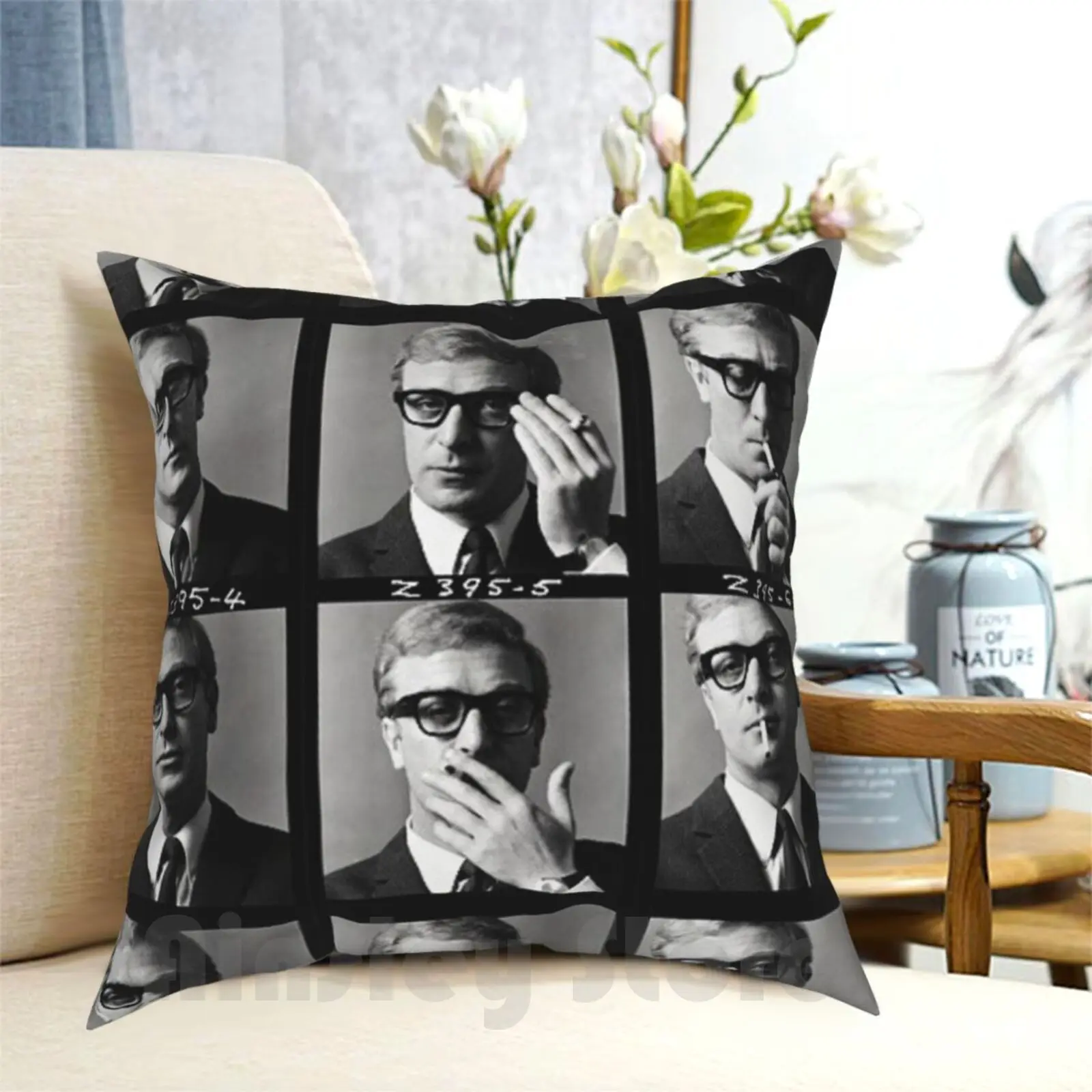 Michael Caine Pillow Case Printed Home Soft Throw Pillow Michael Caine Cockney Caine Britain New Best Selling Wow