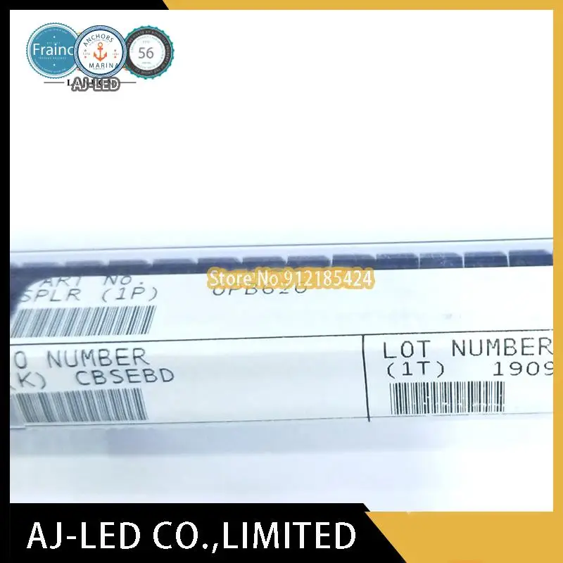 Imagem -04 - Transmissível Através-feixe Sensor de Interruptor Fotoelétrico Optek tipo Slot Slot Largura 4.83 Milímetros Dip Dip4 Peças Lote Opb620