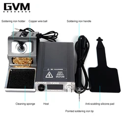 SUNSHINE GVM T210 Digital Display Adjustable Temperature Soldering Station For Mobile Phone Repair Welding Tools With C210