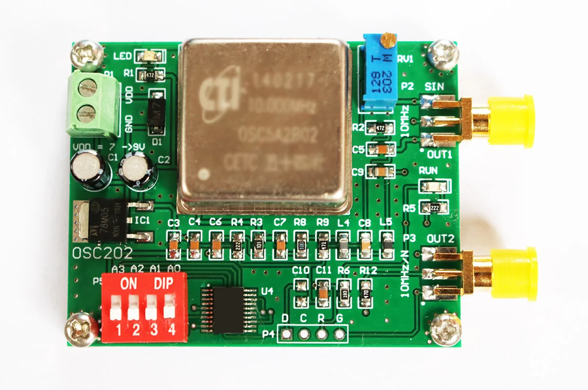 OCXO Frequency reference 10MHz 2.5M 1M 100K 10K 1K 10Hz 2Hz