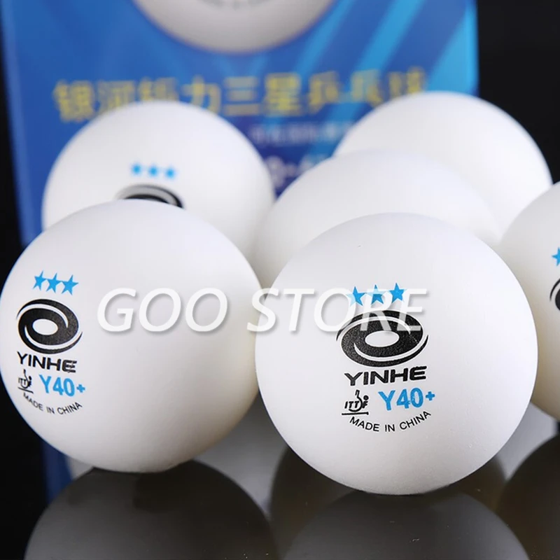 YINHE 3-Star Y40+ H40+ Table Tennis Balls (3 Star, New Material 3-Star Seamed ABS Balls) Plastic Poly Ping Pong Balls