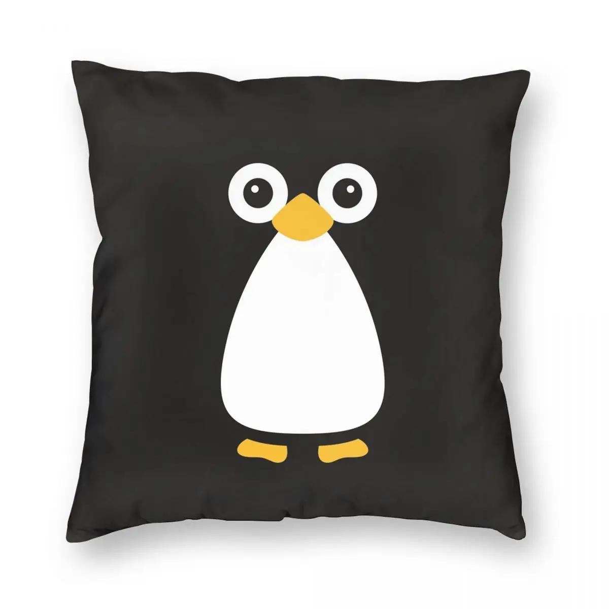 Cute Vector Penguin Pillowcase Polyester Linen Velvet Pattern Zip Decor Pillow Case Home Cushion Cover