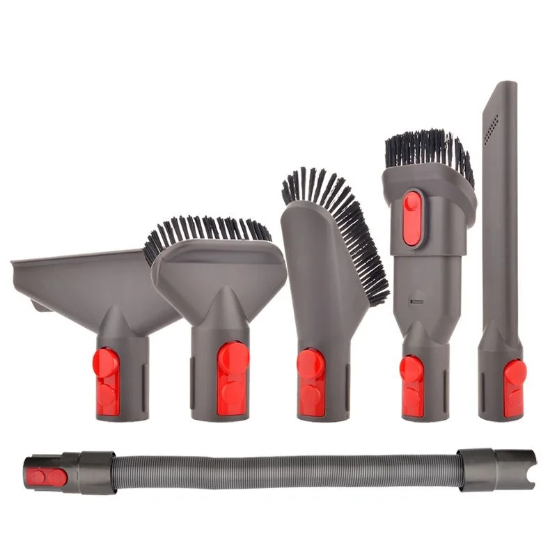 Dust Brush Suction Head Parts for Dyson V8 V7 V10 V11 Robot Vacuum Cleaner Accessories Replacement Connector Hose Kit