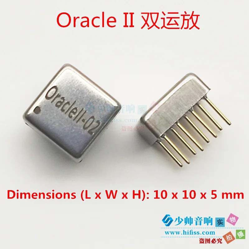 1 Pair Oracle II 02 Dual Op Amp Hybrid Discrete Audio Operational Amplifier Upgrade NE5532 Op Amp