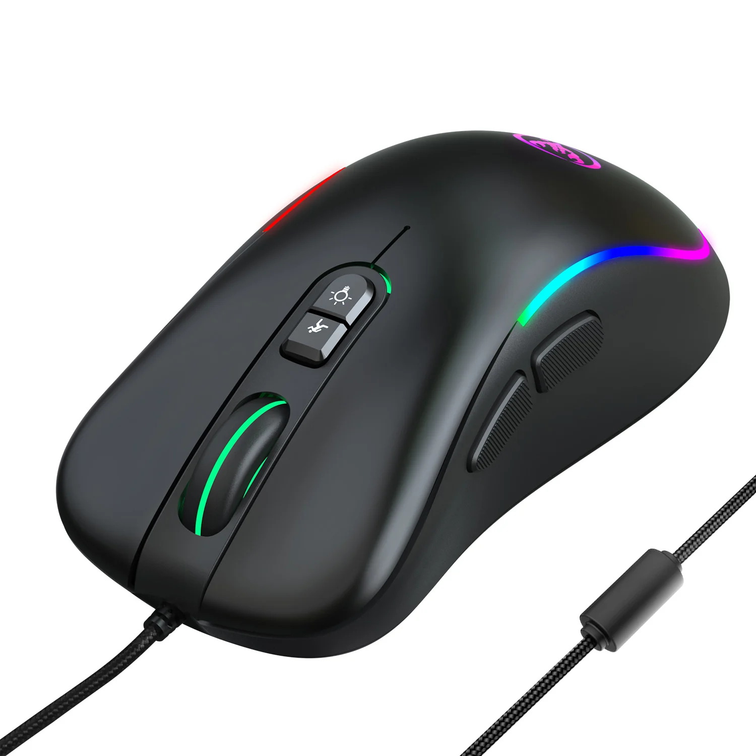 

7 Button RGB Macro Programmable Gaming Mouse USB Wired Optical Wired Adjustable 6400 DPI Mice For PC Laptop Gamer