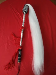 Taoist  horsetail whisk, Taoist supplies, nylon  horsetail whisk, Tai Chi martial arts performance props, Buddha  horsetail whis