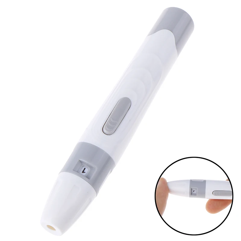 1PC Pen For Blood Samples, For Diabetics Blood Sensor 5 Adjustable Depth Blood Glucose Test