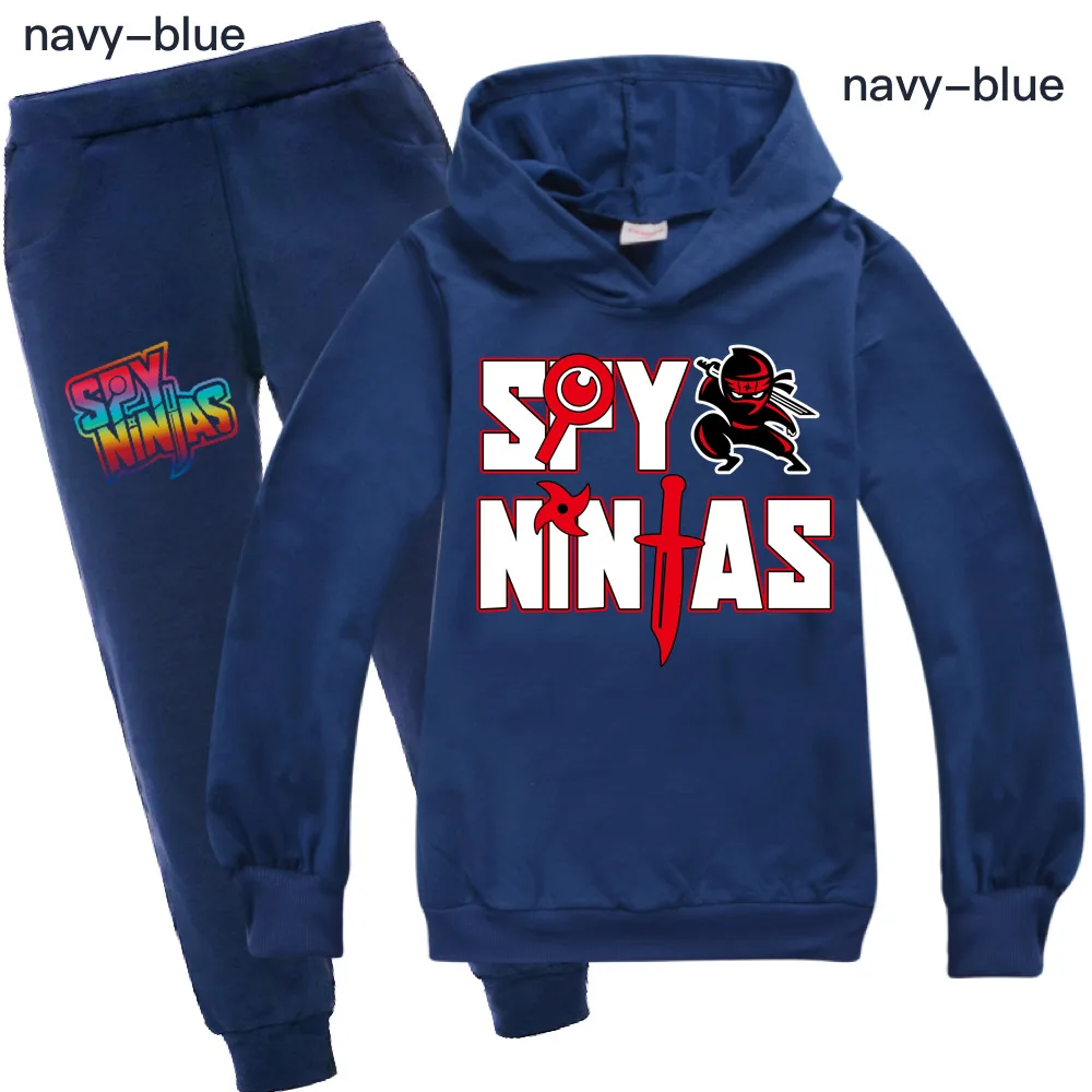 

Hoodie Pants 2pcs Sets SPY NINJAS Spring Kids Printed Tracksuit Baby Clothing Sets Toddler Girl Outfits 2021 Boys Streetwear