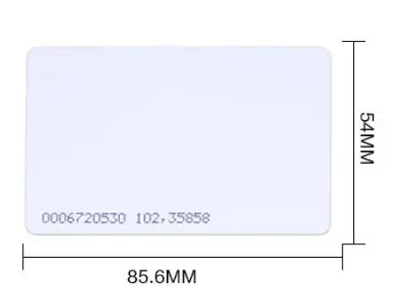 100pcs 125khz ID Card RFID Tag Access Control Card Smart Card  ID Keyfob 125KHz TK4100 ID Card for Access Control