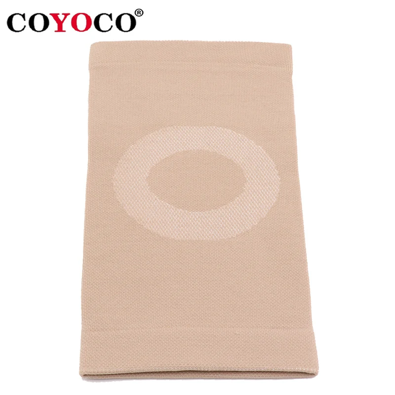 1 Pair Pressure Reducing Ring Kneepads Thin Knee Braces Support COYOCO High Elastic Summer Air Conditioning Room Pad Brown