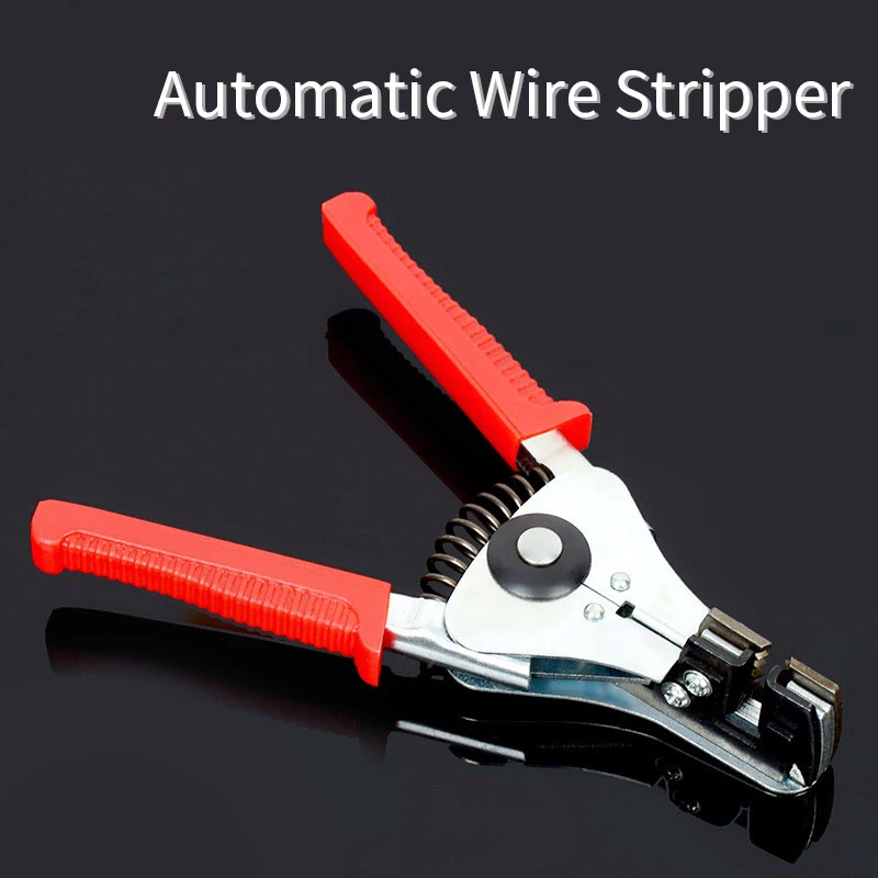 

Automatic Wire Stripper Stripping Plier Zinc Alloy Decrustation Pliers Anti-slip PVC Handle Corrosion-resistant Electrical Tools