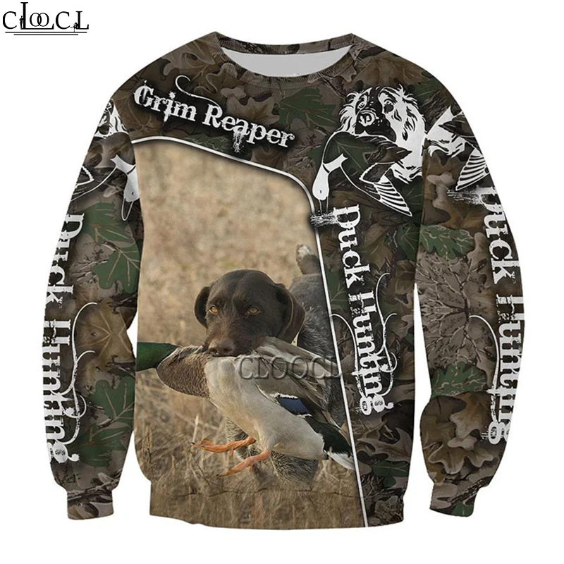 

HX Newest Popular Duck Hunting 3D Printed Fashion Hoodie Men Hooded Sweatshirt Unisex Zip Pullover Casual Jacket Drop Shipping