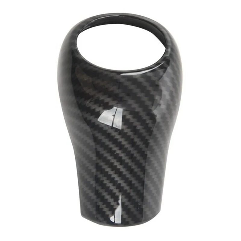 

Carbon Fiber Gear Shift Knob Cover for Mercedes-Benz W204 W212 a C E G GLS Class (Bring Wet Wipes)