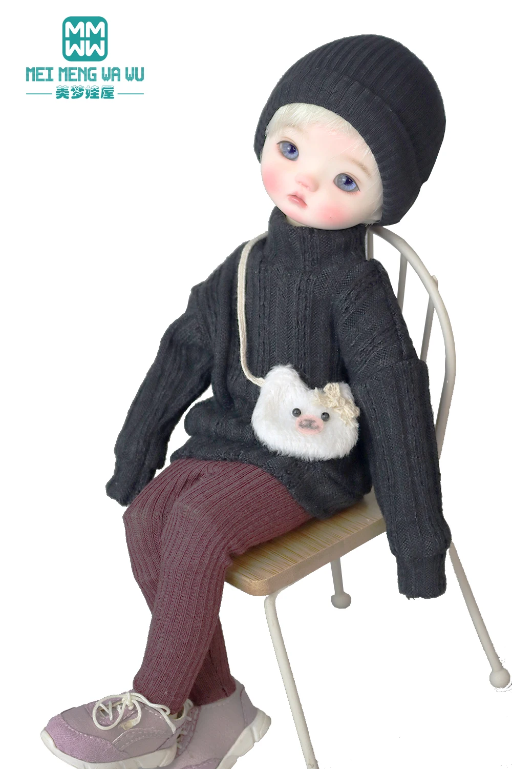 Fits 30cm 1/6 BJD Clothes YOSD MYOU Toys Spherical Joint Doll Fashion Sweaters, Leggings, Caps