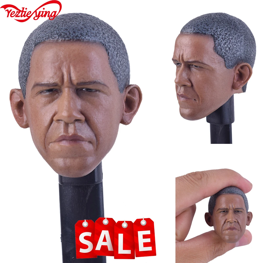 1/6 Scale Action & Toy Figures Male Head Sculpt Model Barack Obama путин голова Head Sculpture Fit 12" Veryhot Hottoys Body
