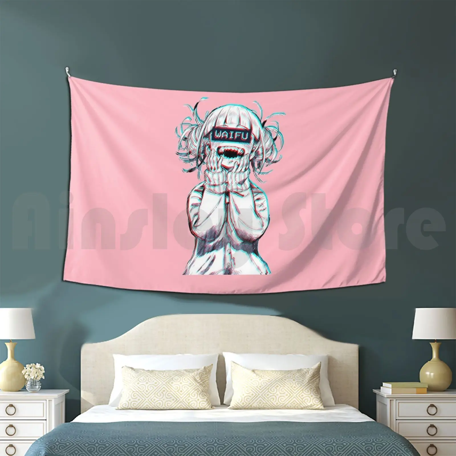 Toga Himiko-Mha Tapestry Living Room Bedroom Himiko Toga Toga Bnha Boku No Hero Academia Academy My Blood Knife Cute