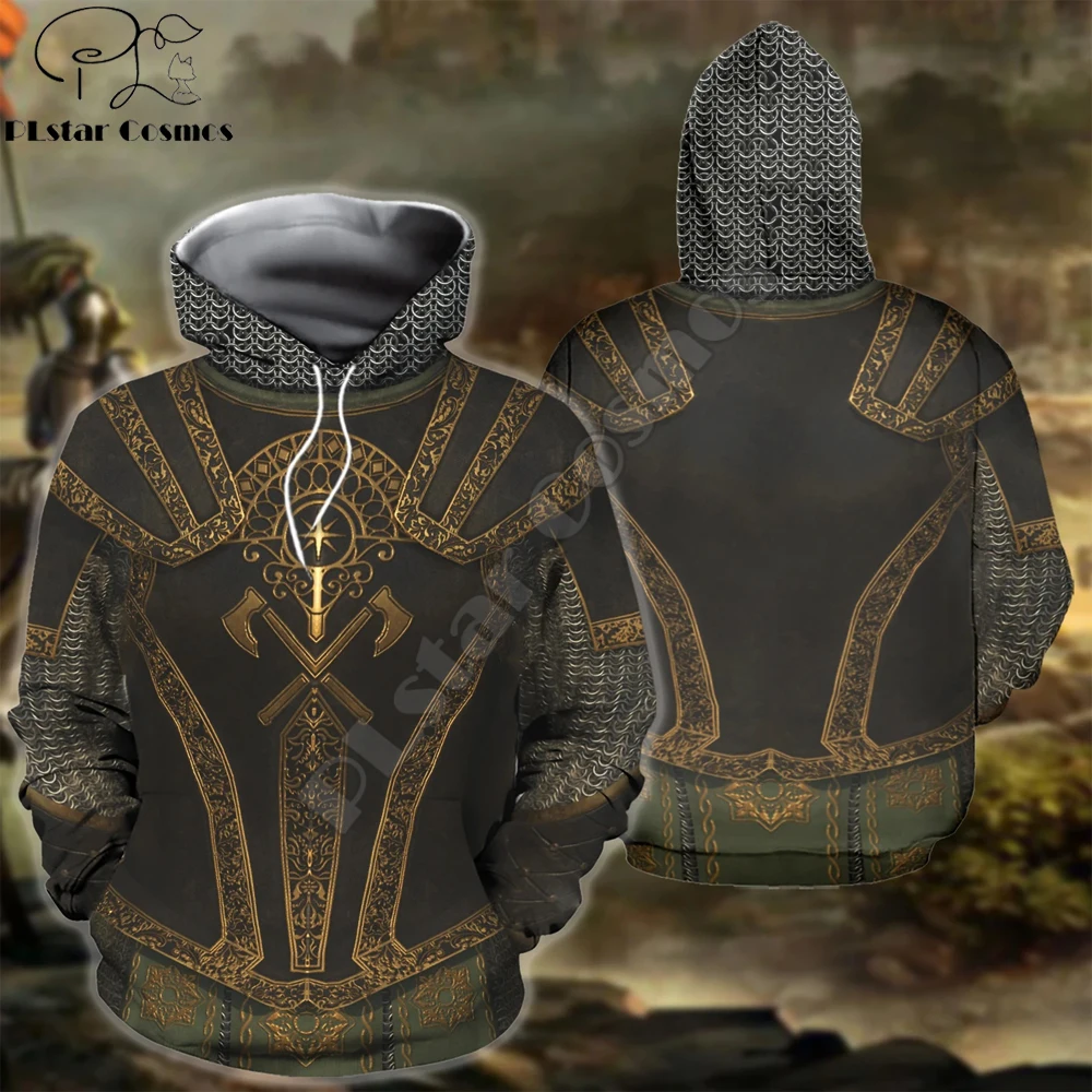 

Knight Armor 3D Printed Men Hoodie Harajuku Knights Templar Hooded Sweatshirt Street Unisex Casual hoodies sudadera hombre KJ043