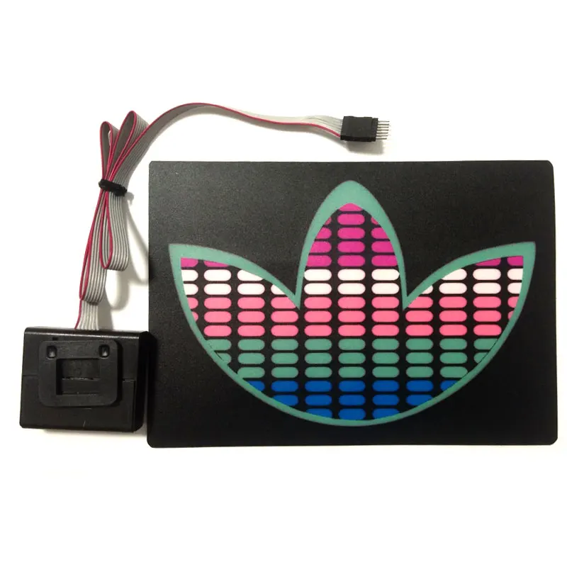 Christmas Light Up El Panel Music Sound Activated Flashing El Panel For T-shirt