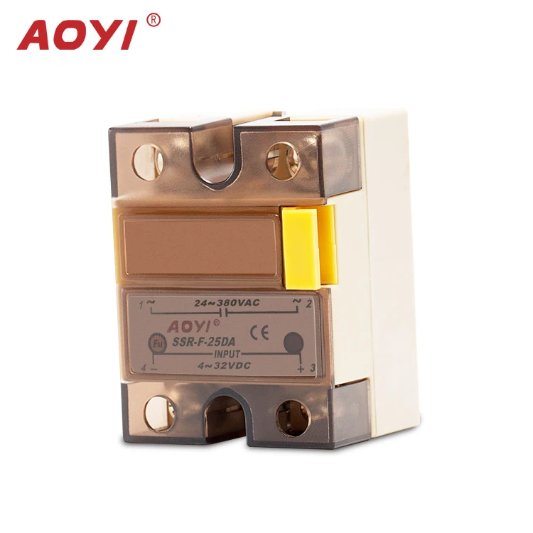 Solid-state relay SSR-F-DA10/25/40A Single phase fuse type modules are available in complete specifications