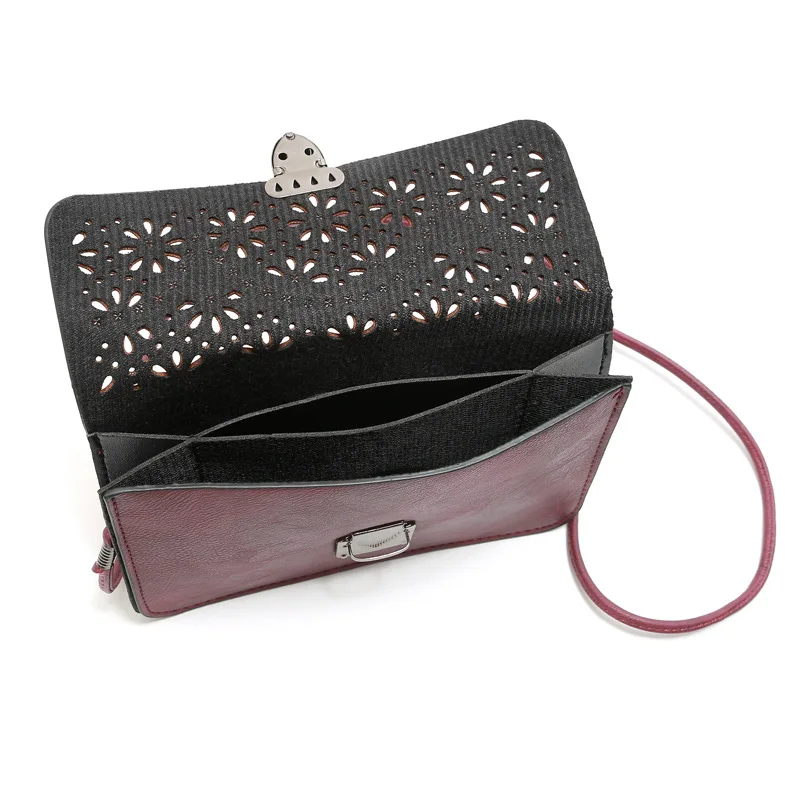 2024 Winter New Small Rivet Evening Day Clutch Purse Women Messenger Bags Ladies Street Casual Coin Envelope Shoulder Bag