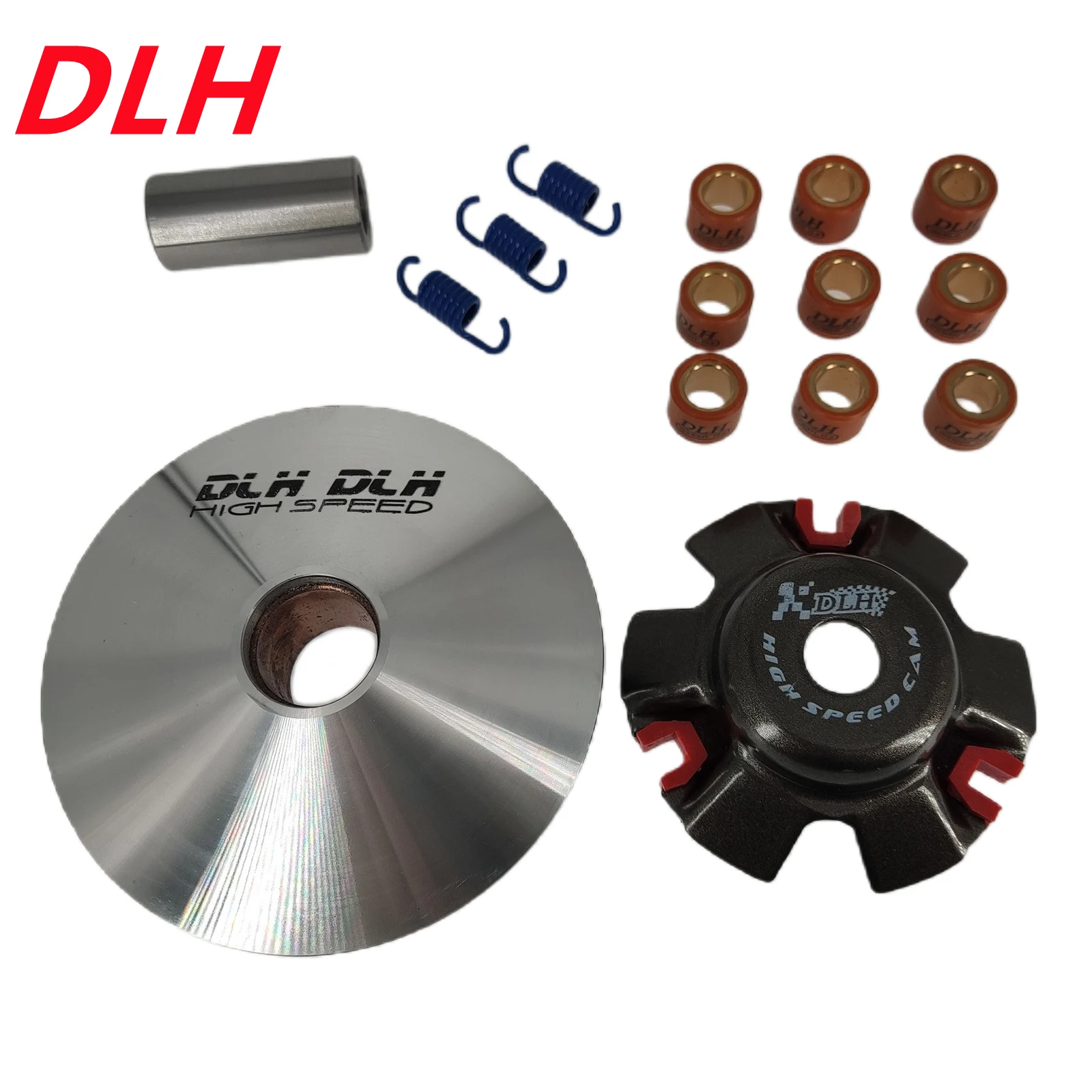 DLH GY6 125cc 150cc 4 Stroke Engines High Performance Front Clutch Variator Kit with Roller Weights Moped Scooter ATV UTV