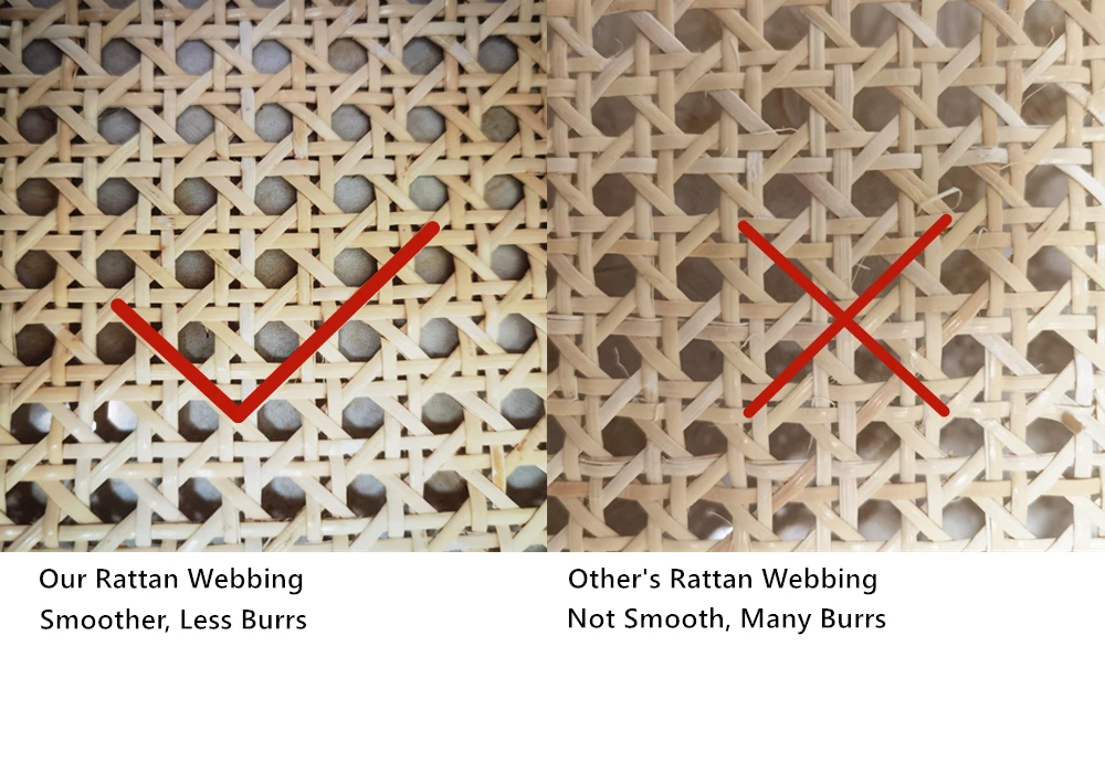 Natural Real Indonesia Rattan Sheet Cane Webbing Roll Chair Table Furniture Repair Materials Deco