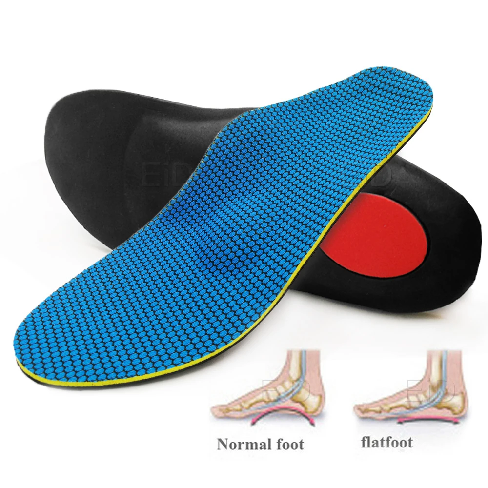 Orthopedic Shoes Sole Insoles for Flat Feet Arch support Unisex O/X Leg Correction Foot Pain Relief EVA Sport Shoe Pad Insert