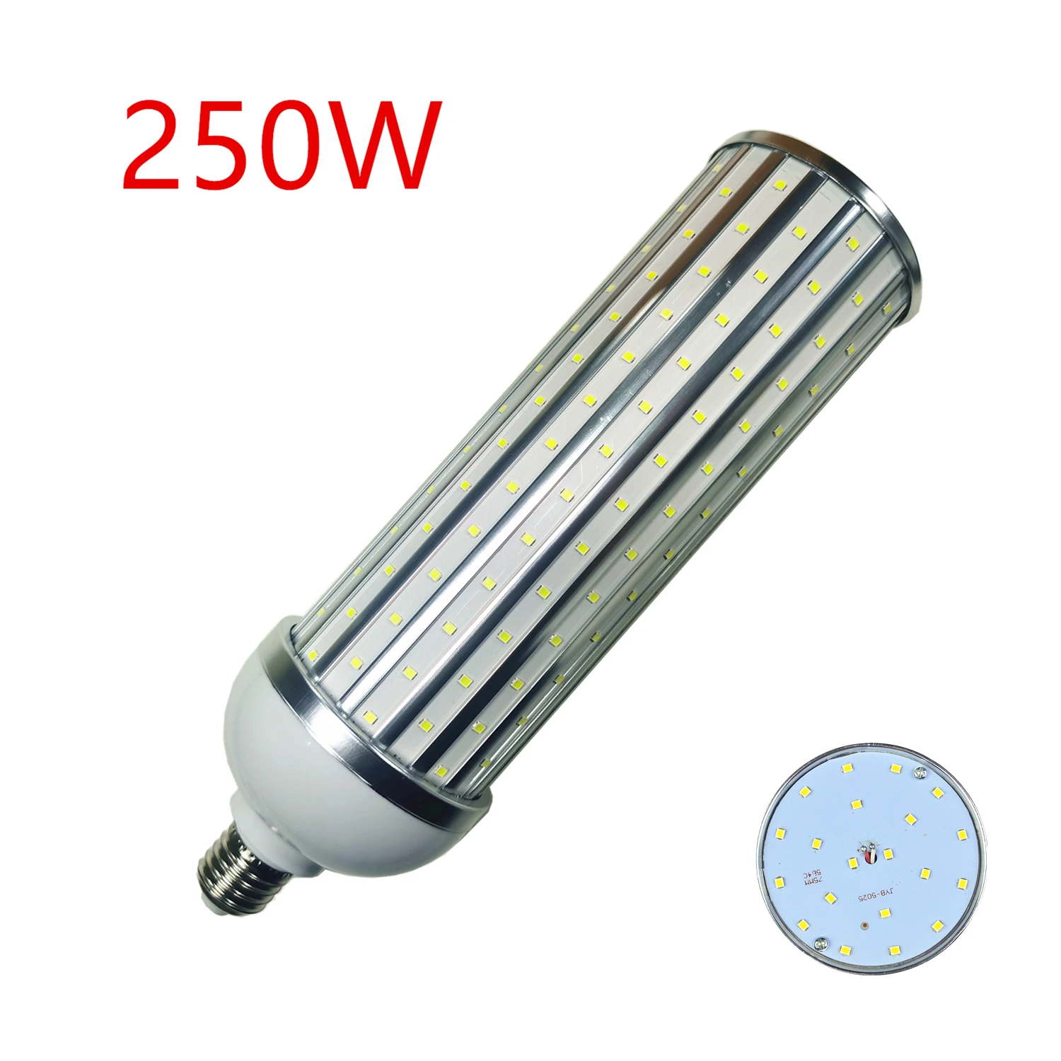 250W 200W 100W 80W 60W 50W 40W 30W 25W LED żarówka powłoka aluminiowa lampa 220V E26 E27 E39 E40 kukurydza oświetlenie lampa uliczna fajne ciepły biały