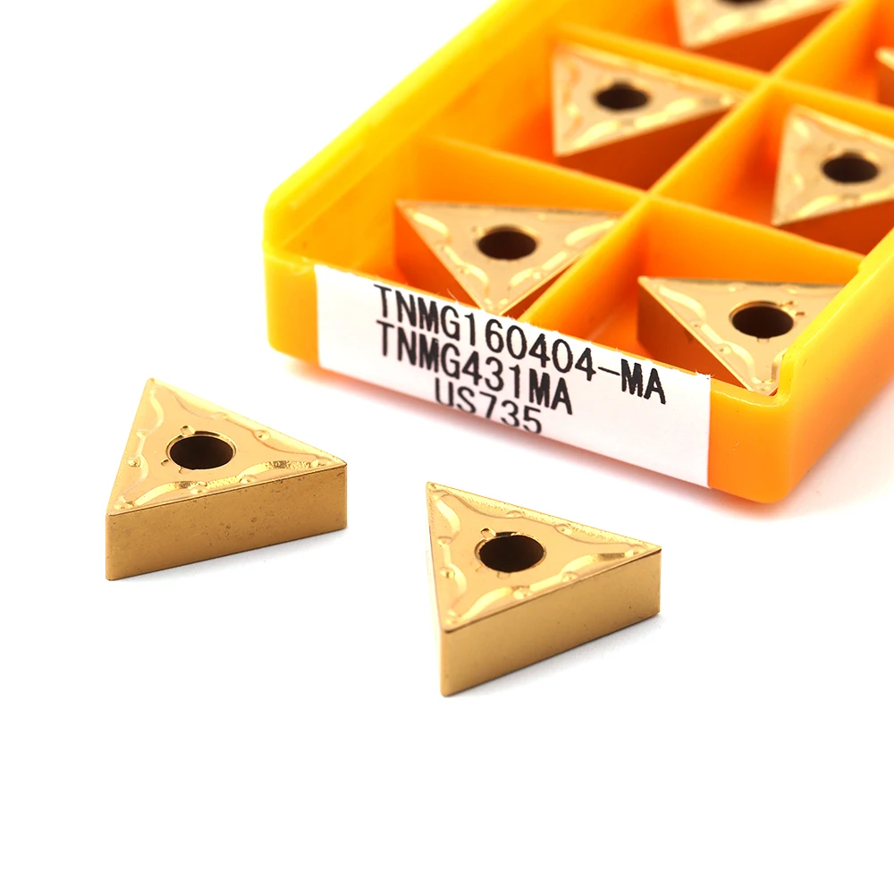 Ferramentas de torneamento de metal, ferramentas de torneamento tnmg160404 ma vp15tf ue6020 usmelhor, ferramenta de máquina de torno cnc, inserção de torneamento com 10 peças
