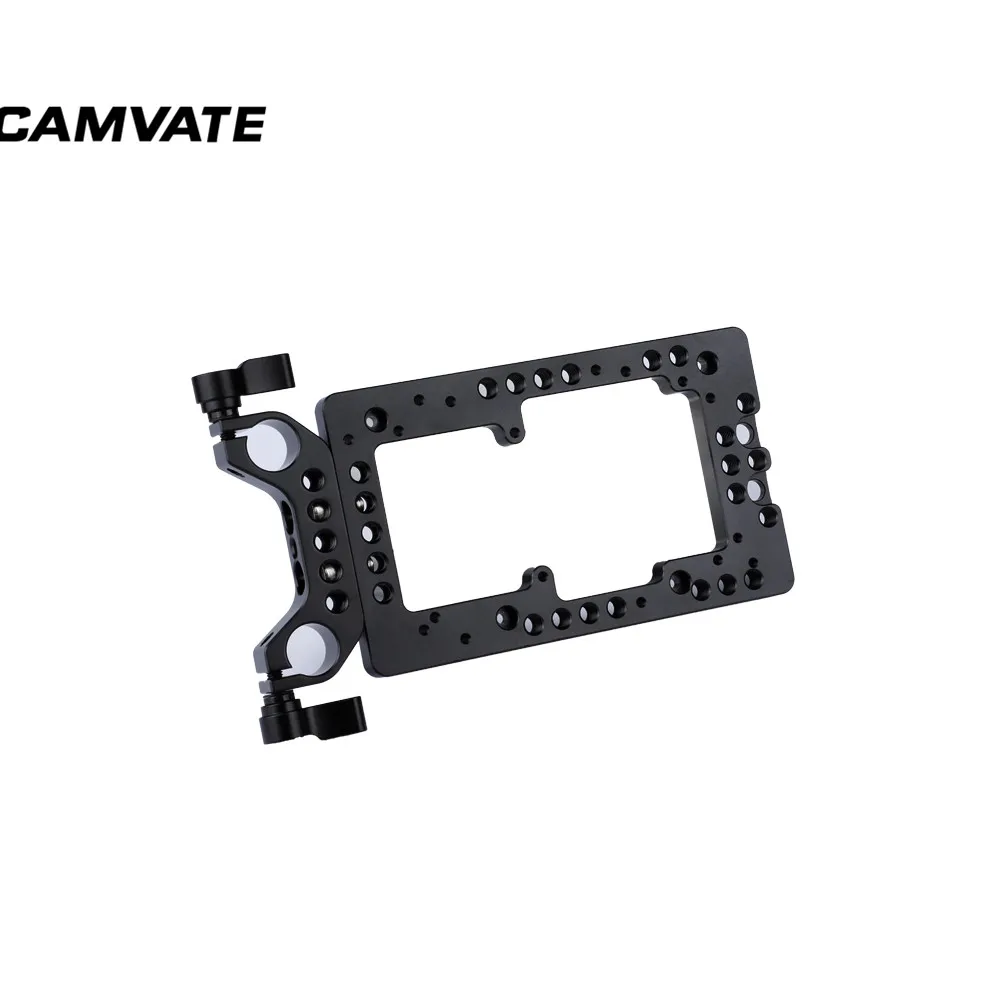CAMVATE кольцевой Сырная Тарелка с Стандартный камеры со штангой 15 мм кронштейн и 1/4 "-20 M3 монтажных отверстий для батарея камеры DSLR крепление Системы