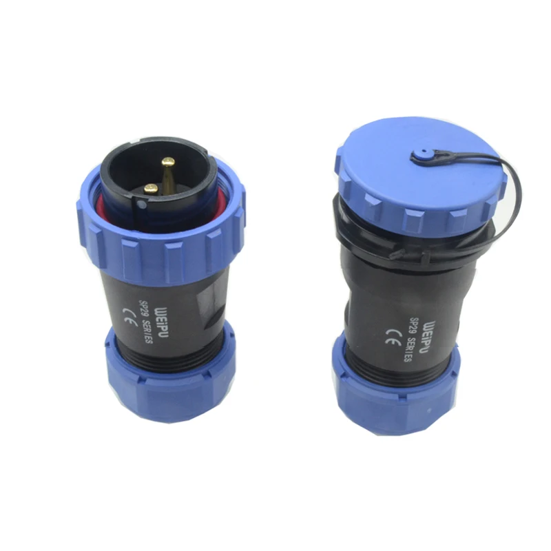 Caixa de junção impermeável IP68, conector de cabo elétrico de 2 vias