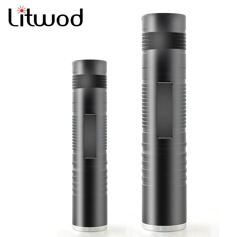 

XM-L2 U3 Aluminum Waterproof Zoomable LED Flashlight Torch Light for Camping Cycling Hunting LED Bulbs Litwod Adjustable 10W