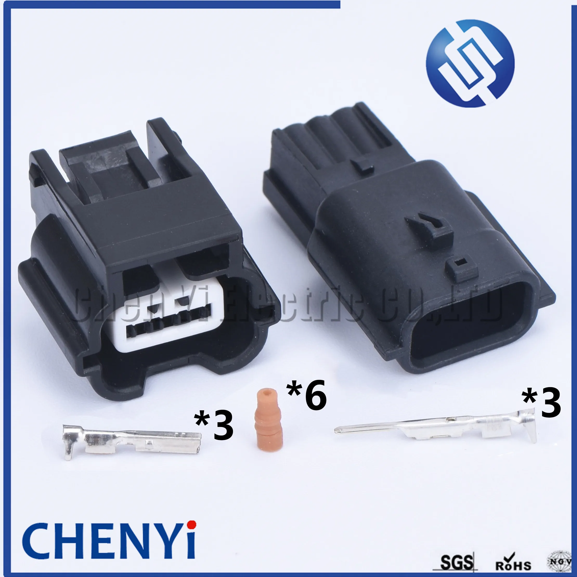 2 Set 3 Pin Automotive waterproof connector 7283-8852-30 7282-8852-30 For Nissan Late Cam & Crank AC Sensor Socket Connector