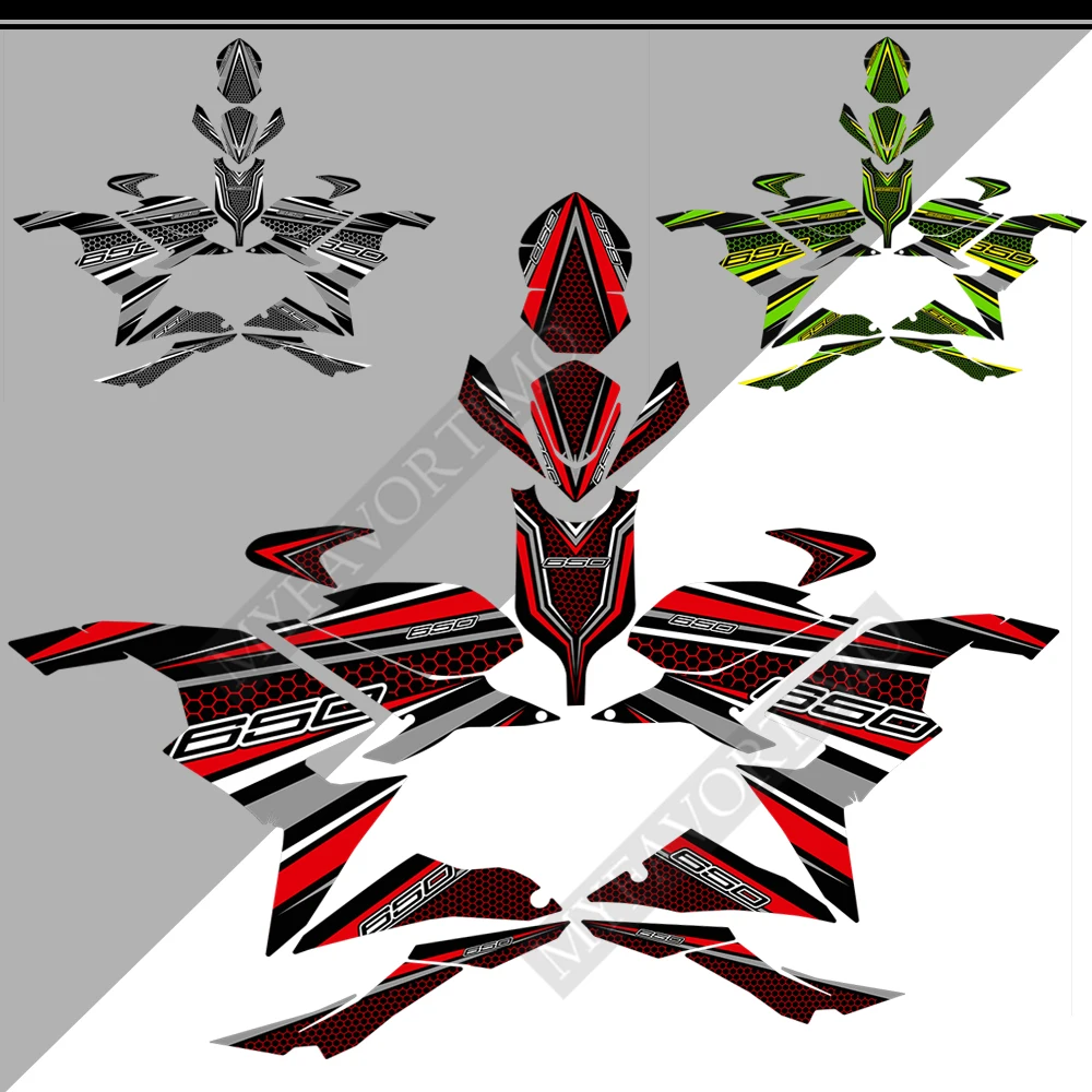 Protector Tank Pad Stickers Decal Kit Knee Emblem Badge Logo Fairing Protection For Kawasaki Ninja 650 2018 2019 2020 2021