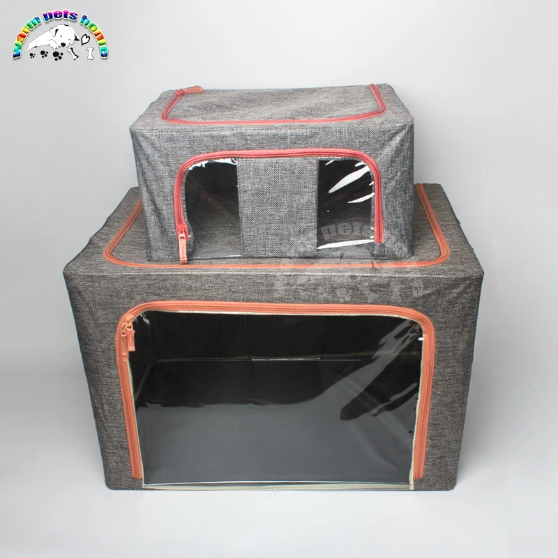 

Pet ICU Cage Animal Oxygen Atomization Cages Linen Foldable Box Veterinary Equipment