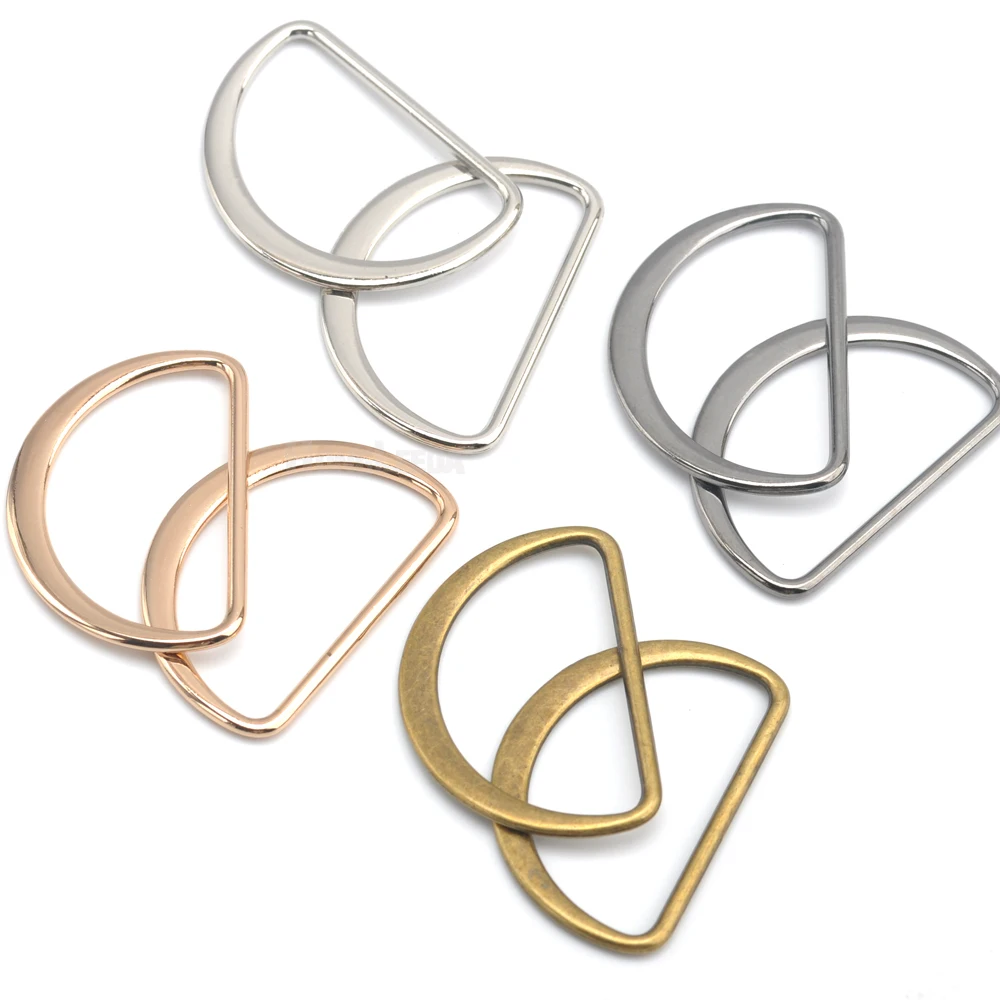 حلقة معدنية مسطحة من السبائك ، إبزيم قابل للتعديل ، حزام حزام حزام ، شحن مجاني ، داخلي ، 40: 50: 60 لكل لوت #4