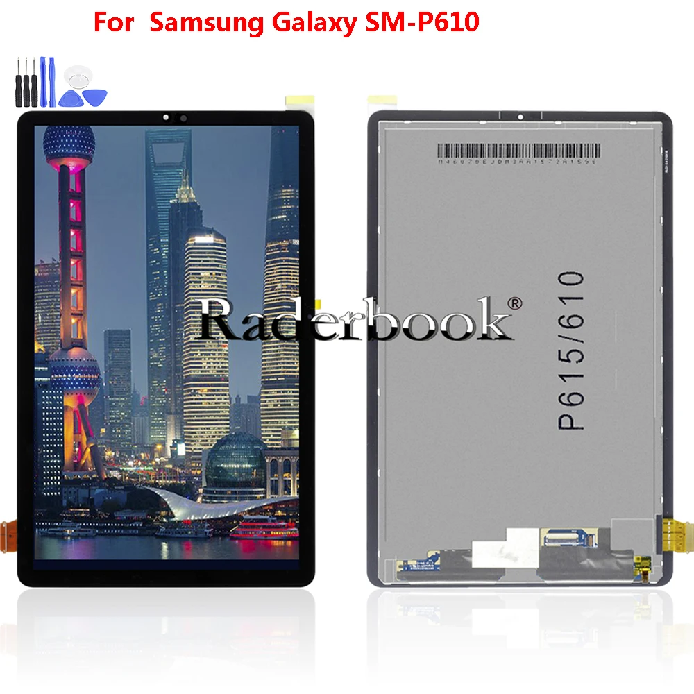 

Tablet LCD For Samsung Galaxy P610 SM-P610 LCD Display Touch Screen Glass Panel Digitize Assembl