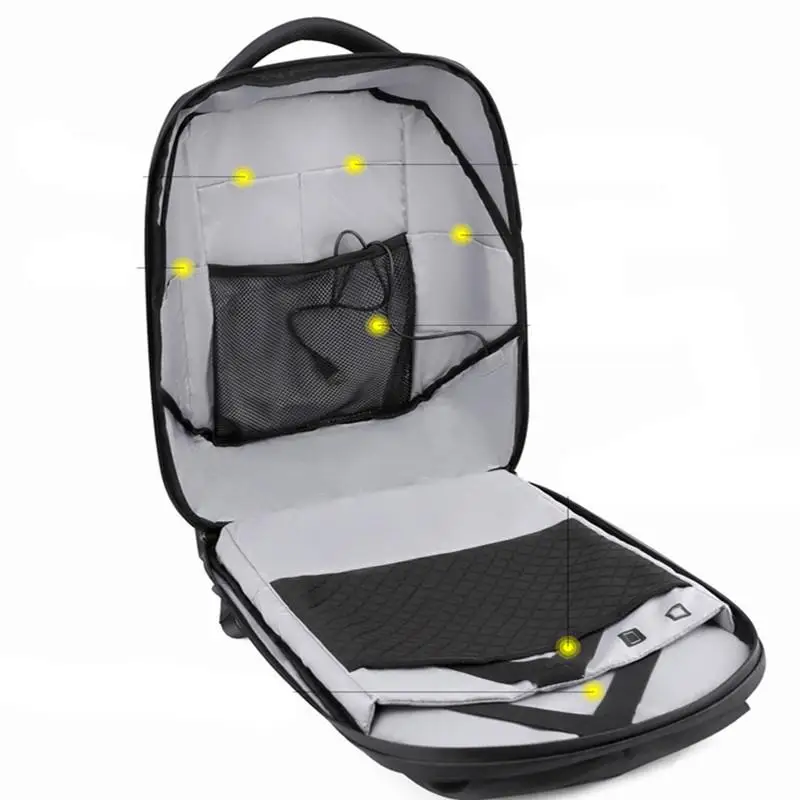 LED Display Screen Dynamic Backpack Walking Advertising Light Bag Wireless Wifi APP Control Outdoor Backpacks Mochilas Men Women