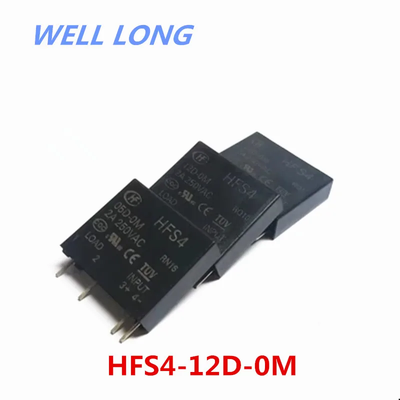 

10PCS Solid state relay HFS4-12D-0M 12VDC 2A 4pin.