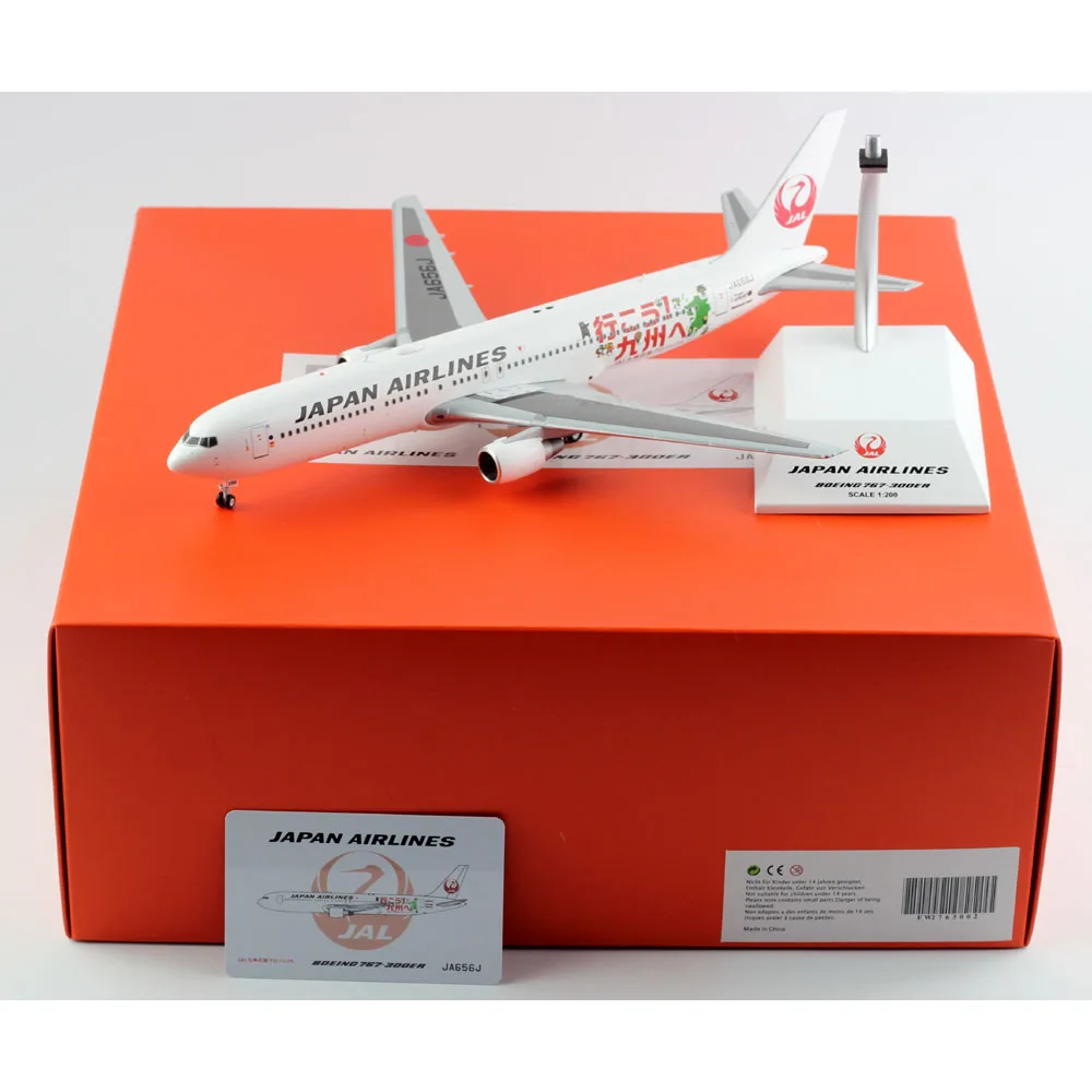 

1:200 Alloy Collectible Plane Gift JC Wings EW2763002 JAL Japan Airlines Boeing 767-300ER Diecast Aircraft Jet Model JA656J