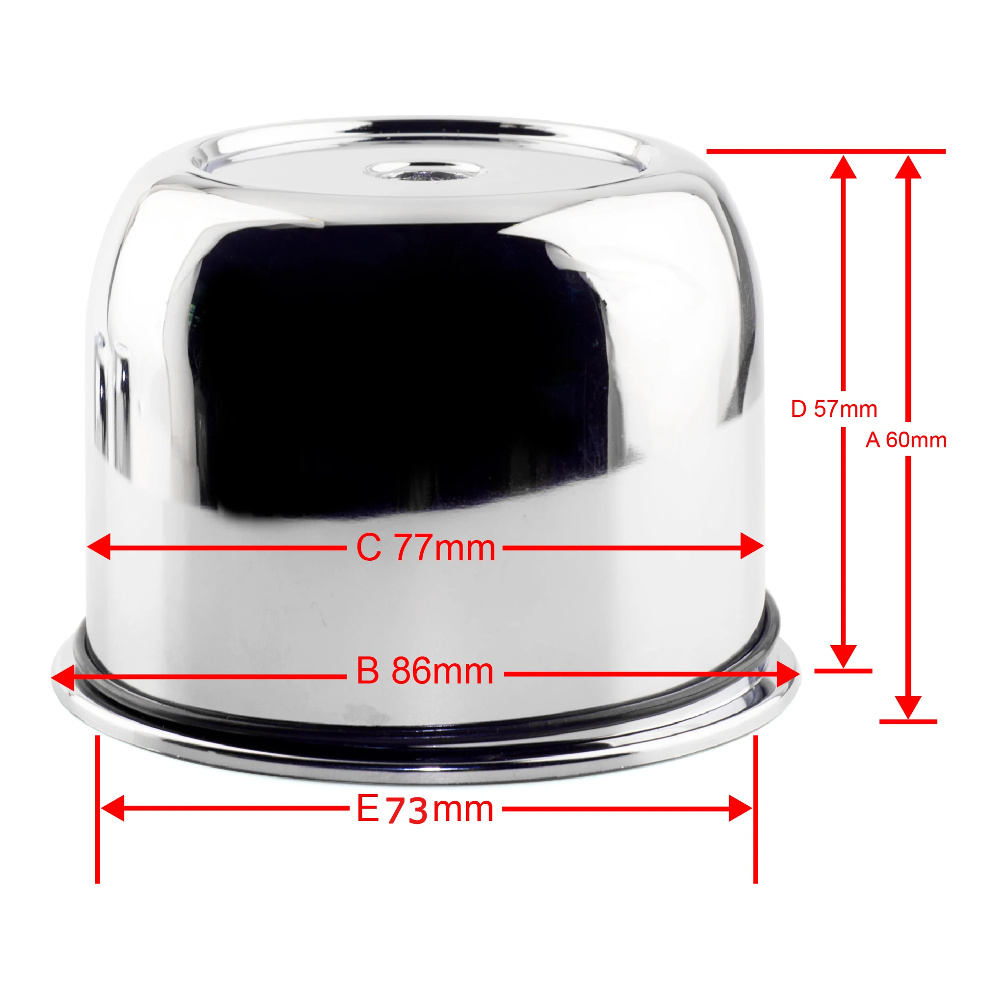 Rhino Tuning 1pc 77mm Push Through Center Caps For 3.03\