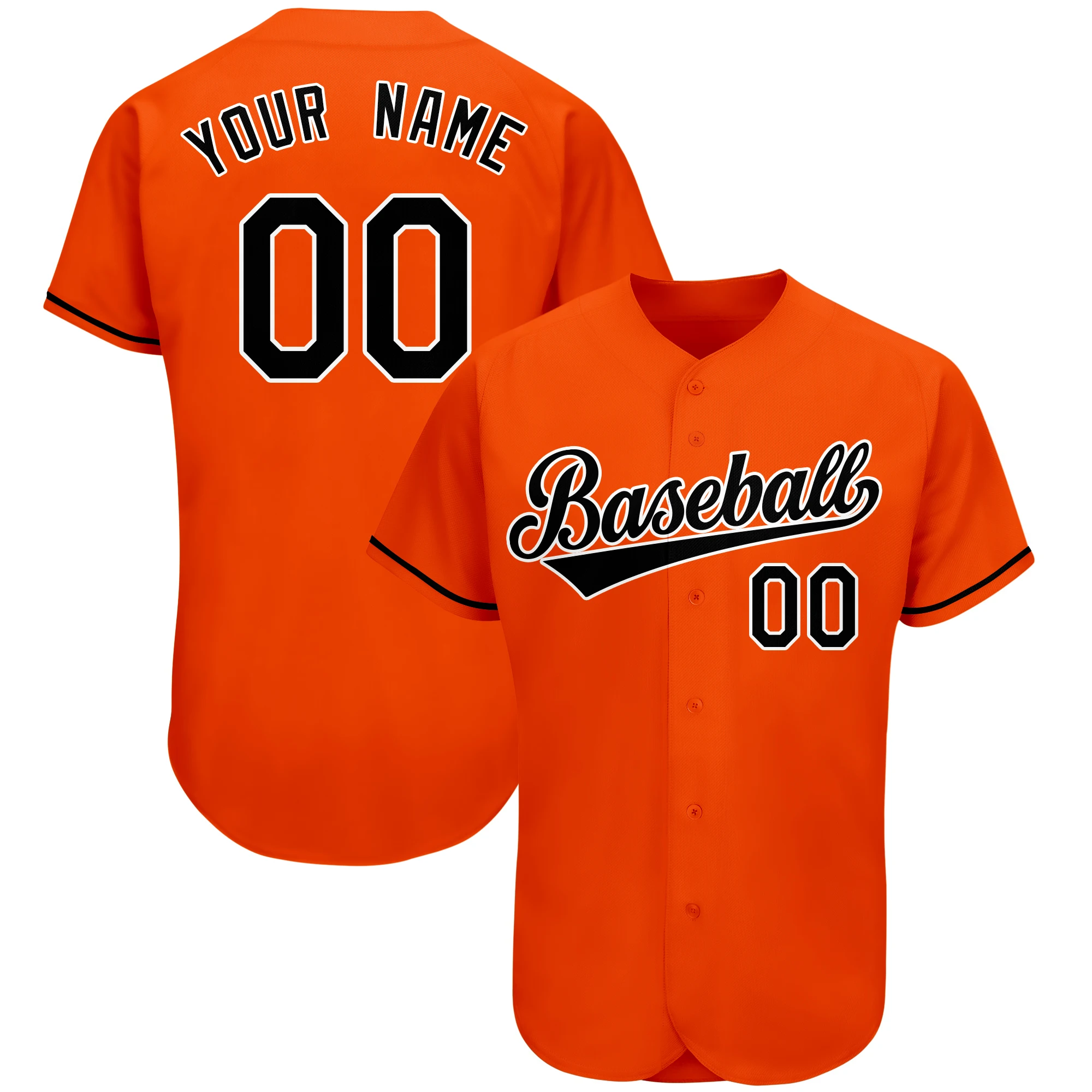 Custom Baseball Jersey Team Name Number Sublimated Casual Mesh Soft Washable Shirts for Men Outdoor