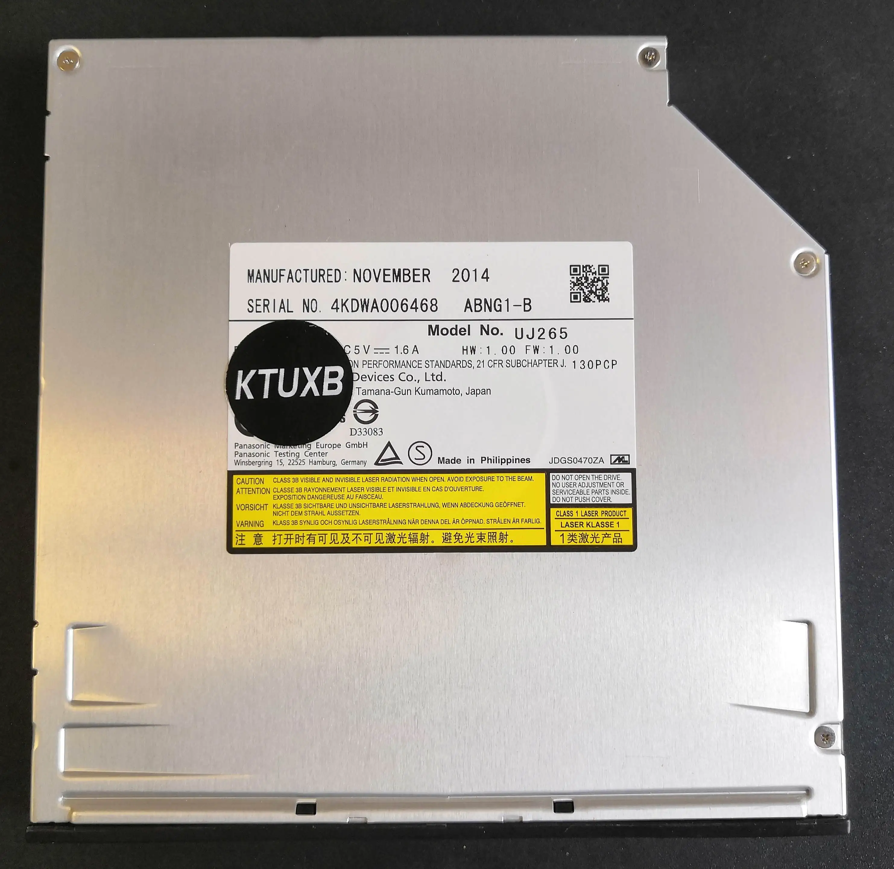 MATSHITA BD-MLT UJ265 USB接続 ブルーレイRWドライブ Amazon.co.jp: For Panasonic uj265 Matshita uj-265 BD - RE 2層6 x