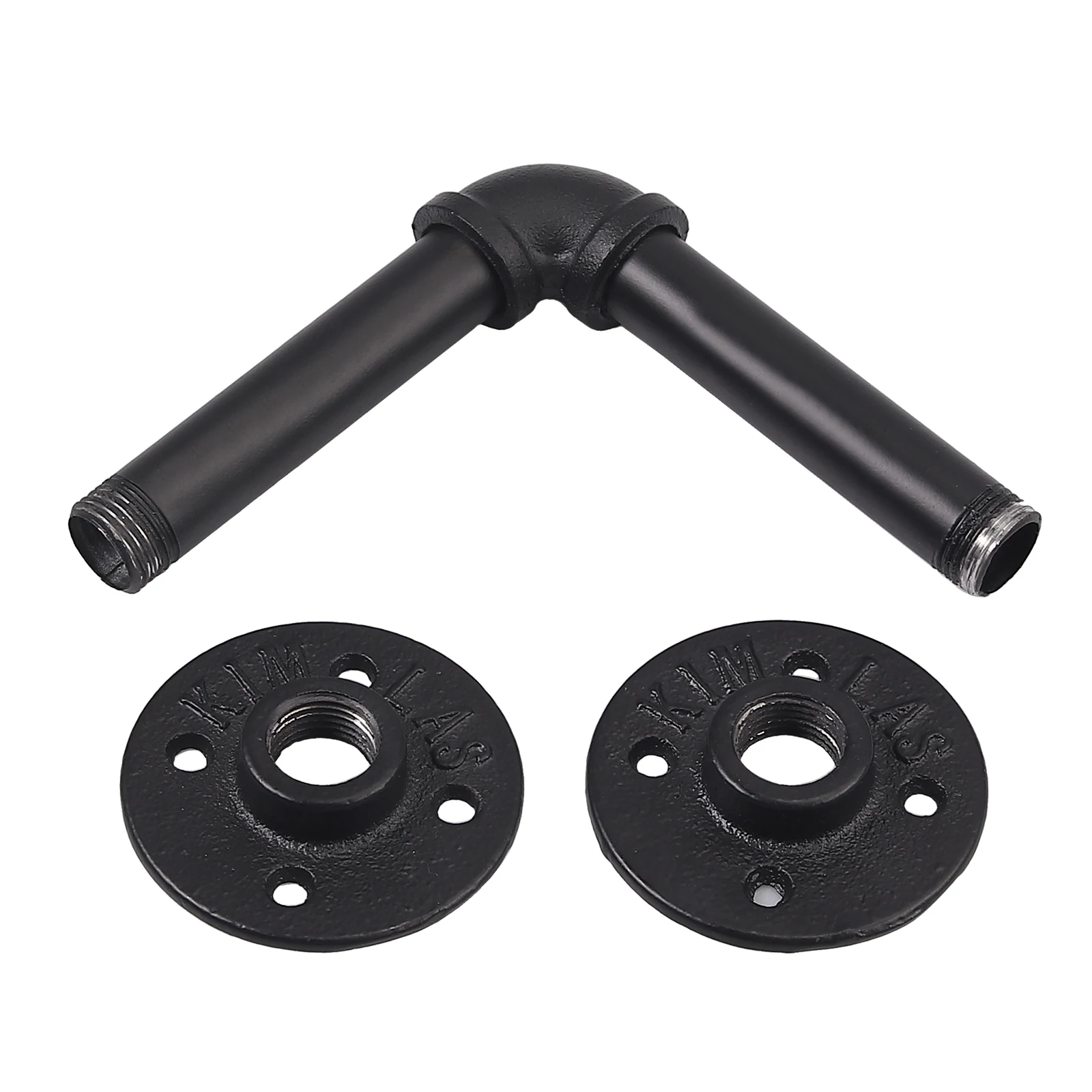 GARLLEN 4Pc Retro 13*13ซม.หลอด Rack อุตสาหกรรมชั้นวางหนังสือชั้นวางของท่อสำหรับ Plank/นั่งร้านตกแต่ง