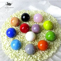 22mm Pure color Solid Glass Marbles Balls Charms Home Decor accessories for Fish Tank Vase Aquarium Toys for Kids Children 12PCS