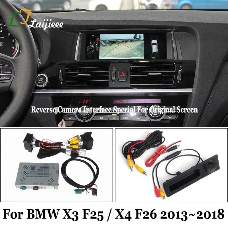 

For BMW X3 F25 X4 F26 2013 To 2018 Original Screen NBT EVO System iDrive 4.0 5.0 6.0 No Need Coding HD Backup Reverse Camera Kit