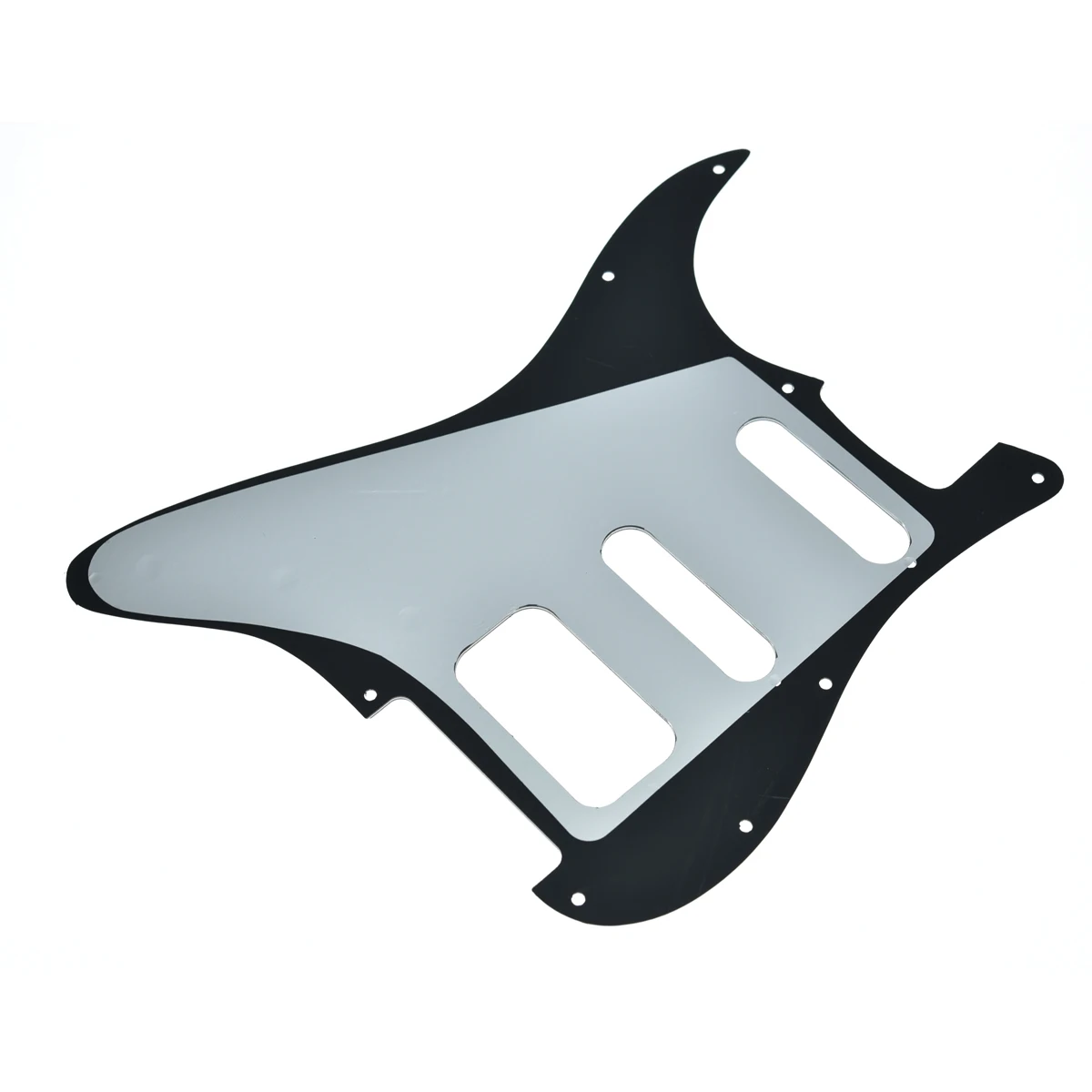 Dopro 11-Hole Strat HSS Guitar Pickguard 2-Screw Humbucking Pickup Mount Fits American ST for Fender for Stratocaster