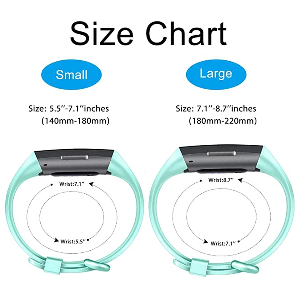 Sillicone Watch Strap For Fitbit Charge 3 4 Band Bracelet Replacement Accessories Wristband Watchband For Fitbit Charge 3 SE Sma