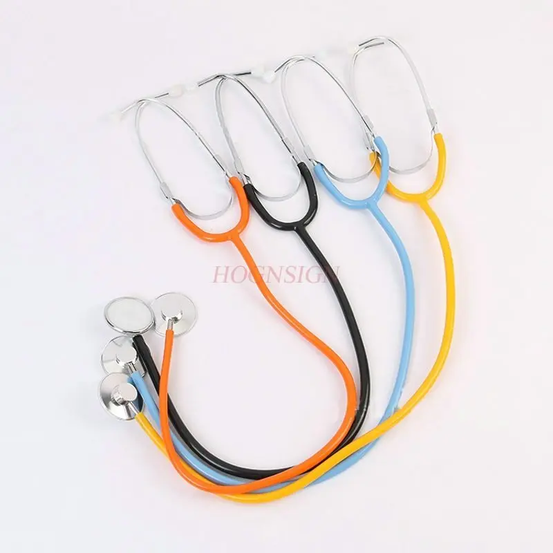 stetoskop  Medical Stethoscope Single Head Stethoscopes Heart Detecting Diagnostic Tool Doctor Care Household Home Hot Sale