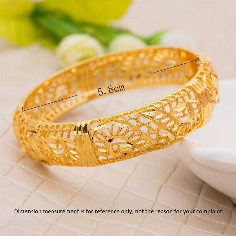 24k Bangles Girls Dubai Gold Color Turkish Egyptian Algeria Indian Moroccan Saudi Gold Color Bangles Kids Bangles  Jewelry